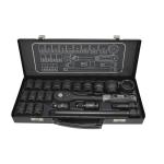 1/2" 22pc 10-32mm bit set plastic case