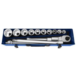 3/4" 15pc 22-50mm chromium bit set