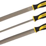 8" 3pc wood file set