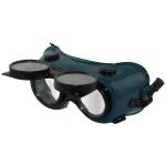 Flip-up welding goggles