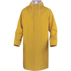 Yellow PVC raincoat  
