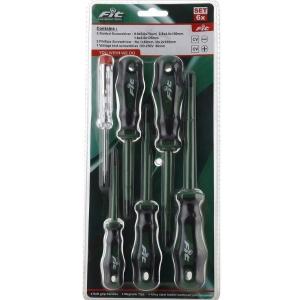 7-piece insulated flat/cross screwdriver set FIT  